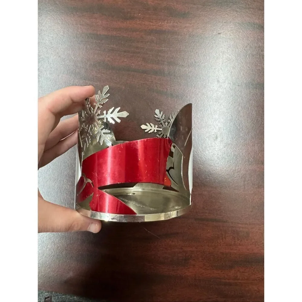 Bath & Body Works Holiday Snowman Candle Holder